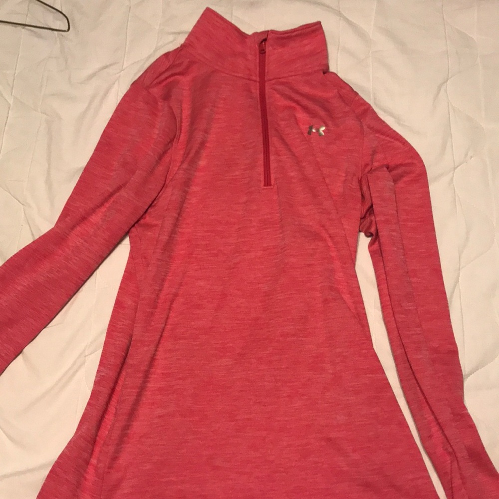 Under Armour long sleeve half zip up shirt